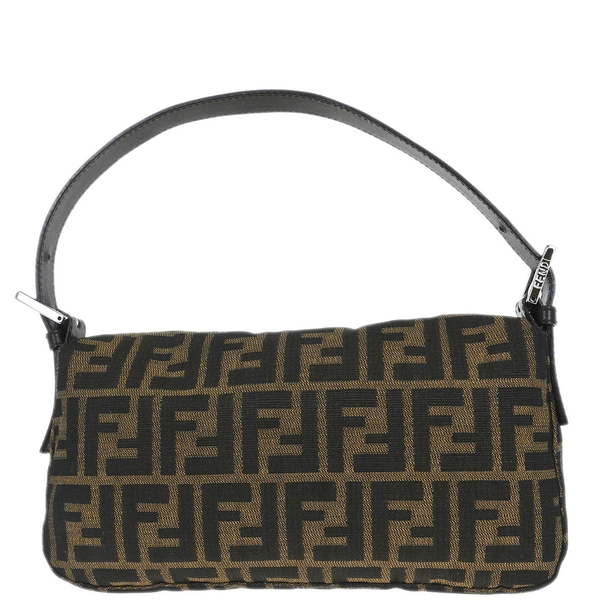 Fendi Brown Zucca Baguette Handbag