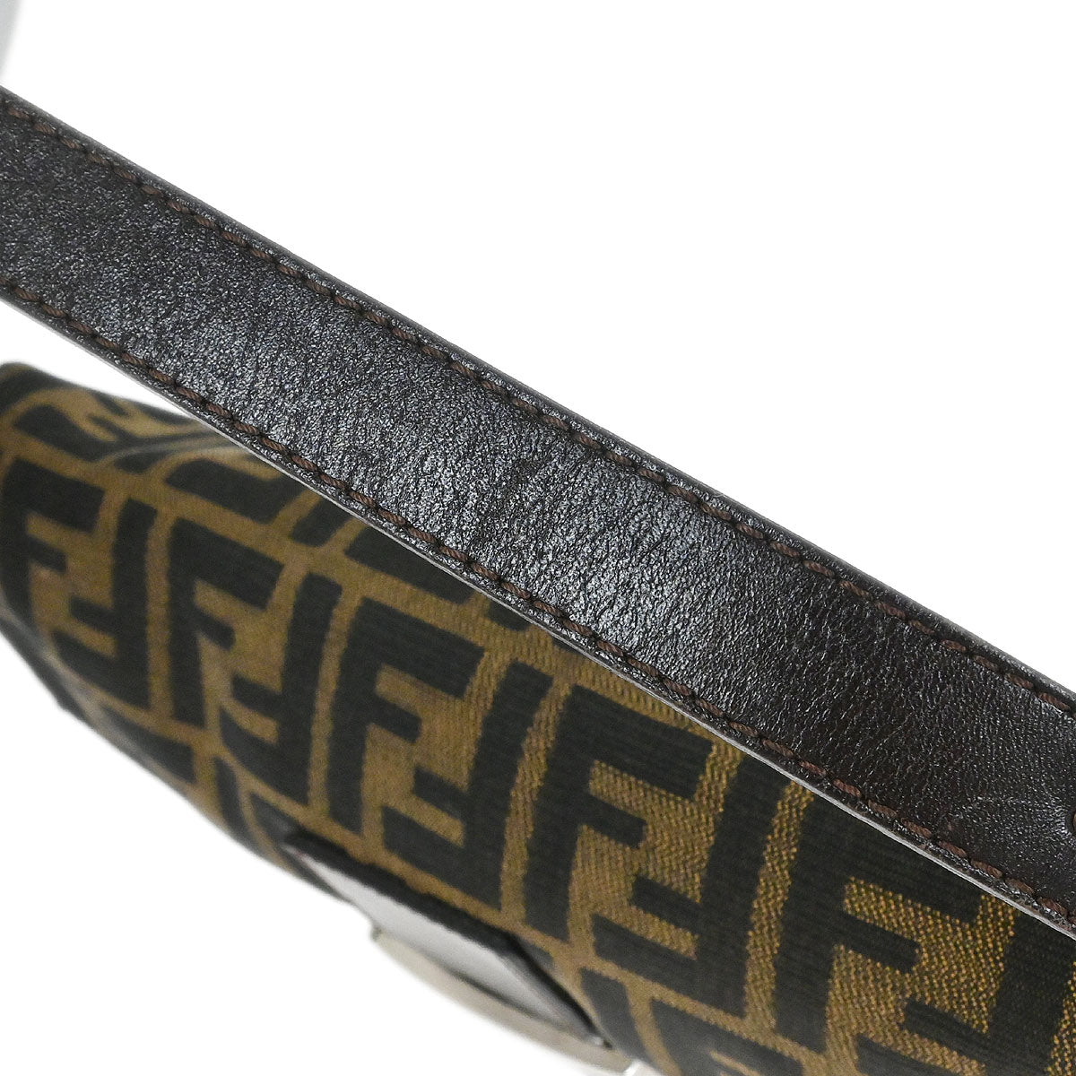 Fendi Brown Zucca Baguette Handbag