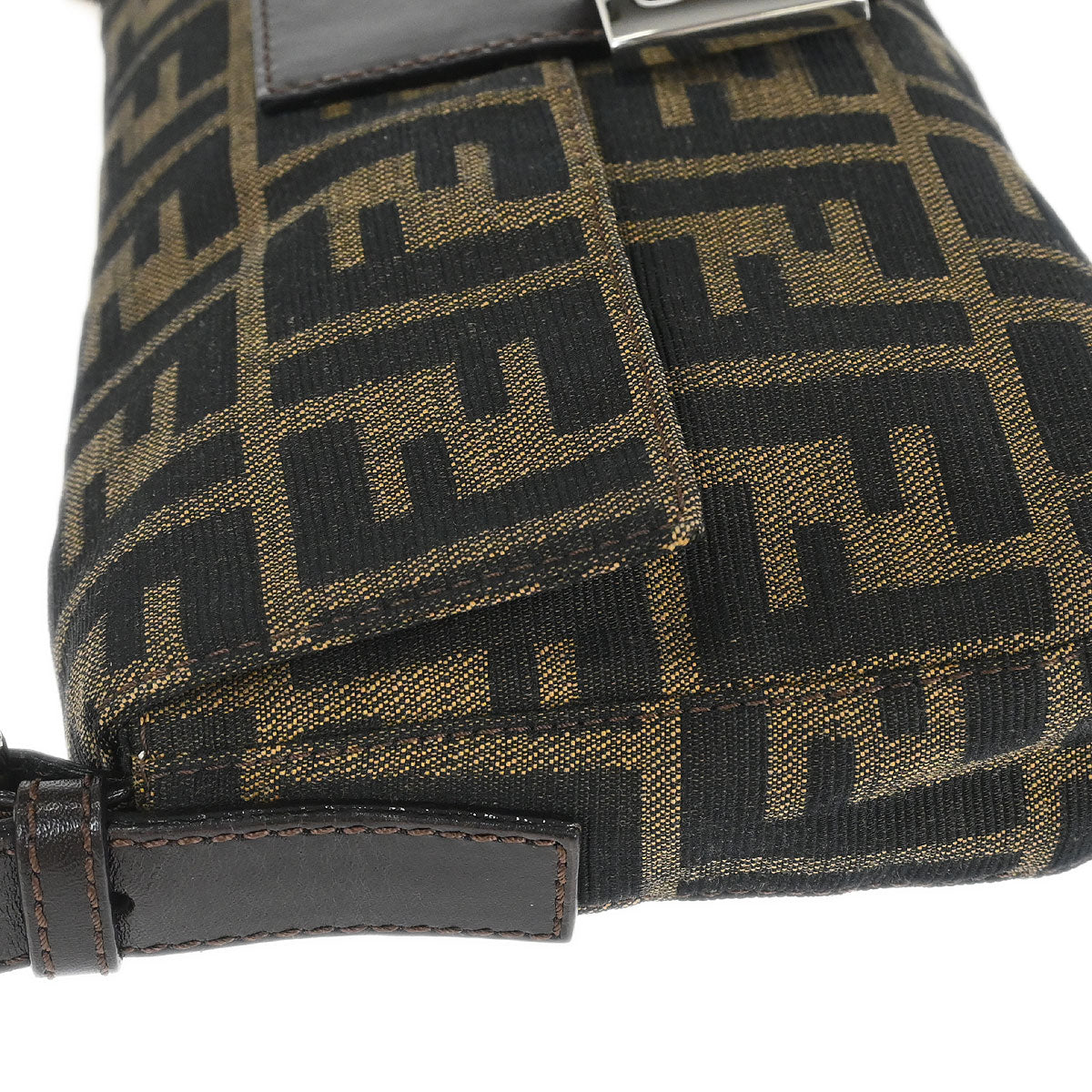 Fendi Brown Zucca Baguette Handbag