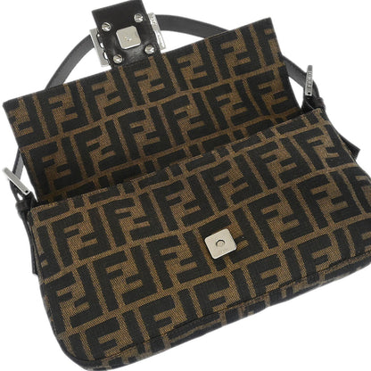 Fendi Brown Zucca Baguette Handbag