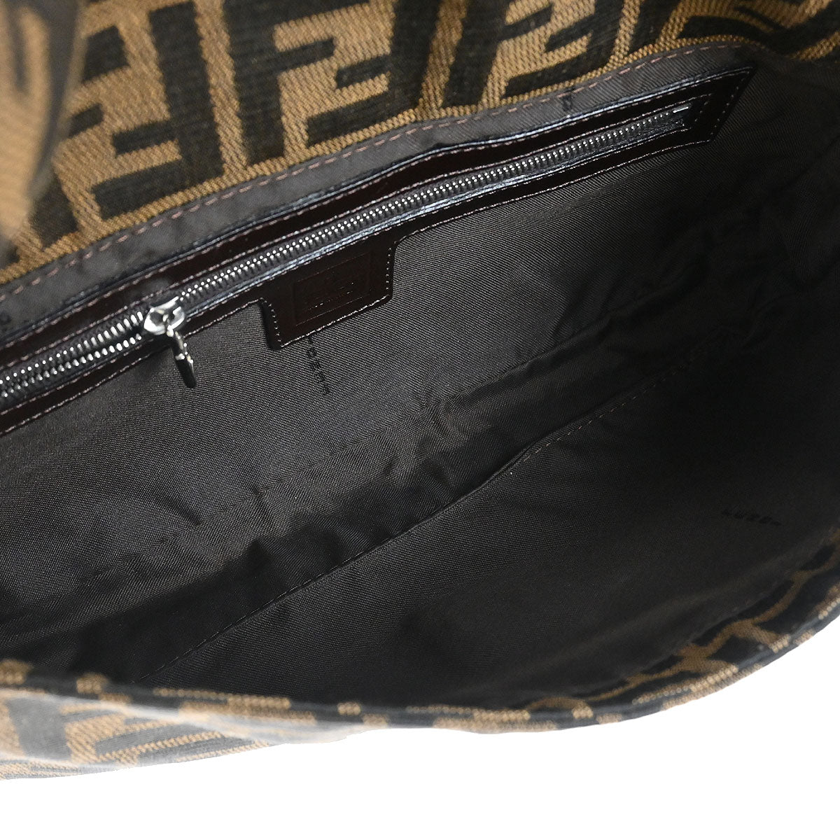 Fendi Brown Zucca Baguette Handbag