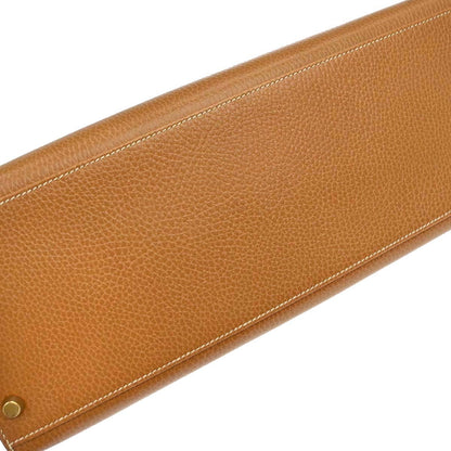 Hermes Natural Sable Ardennes Kelly 35 Sellier 2way Shoulder Handbag