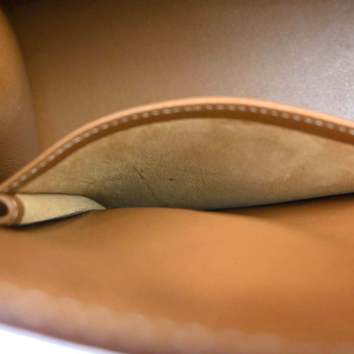 Hermes Natural Sable Ardennes Kelly 35 Sellier 2way Shoulder Handbag