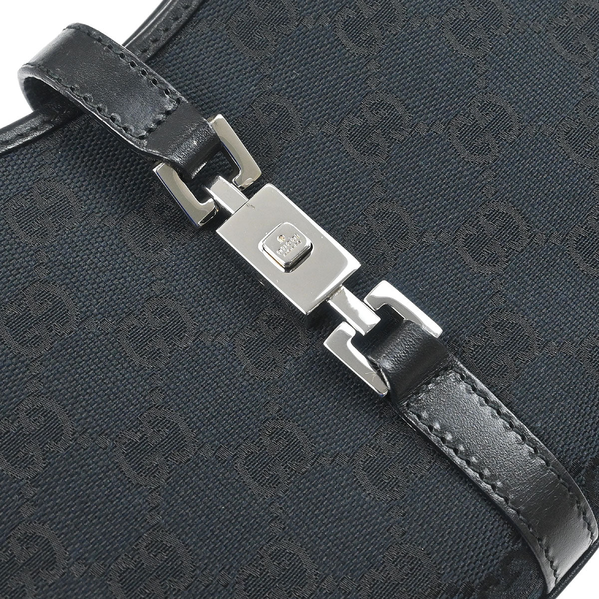 Gucci Black GG Jackie Handbag