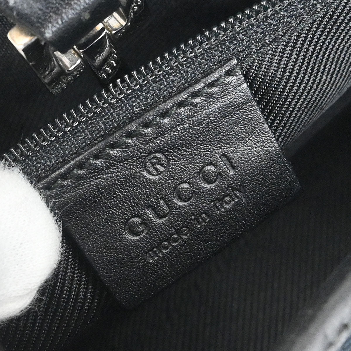 Gucci Black GG Jackie Handbag