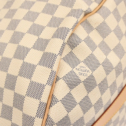 Louis Vuitton Damier Azur Keepall Bandouliere 55 Duffle Bag N41429