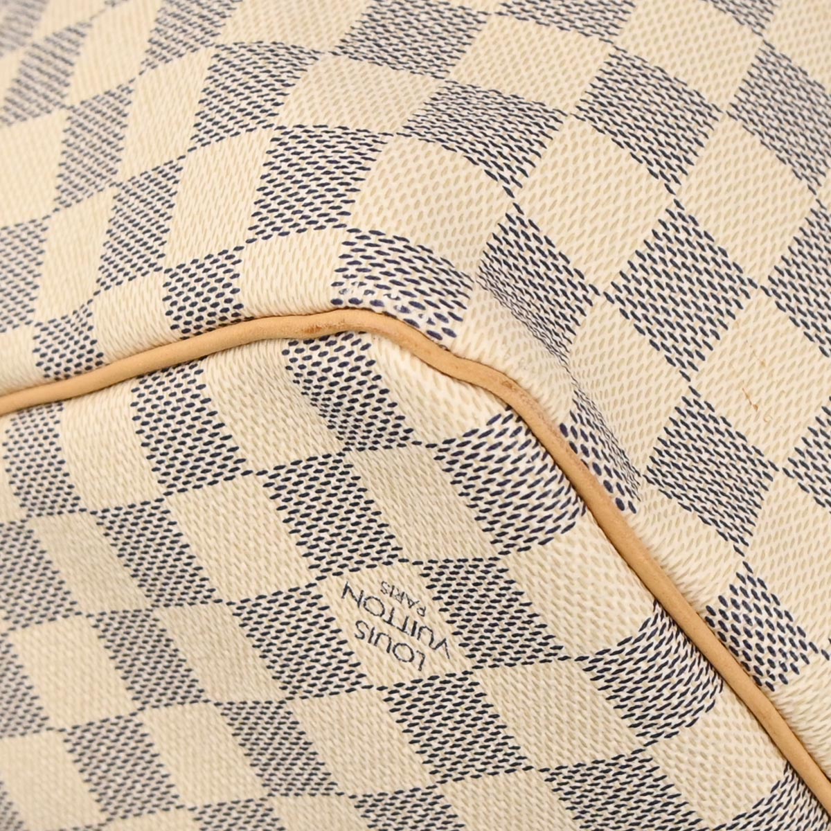 Louis Vuitton Damier Azur Keepall Bandouliere 55 Duffle Bag N41429