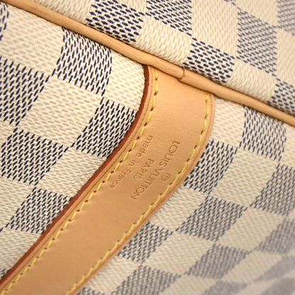 Louis Vuitton Damier Azur Keepall Bandouliere 55 Duffle Bag N41429