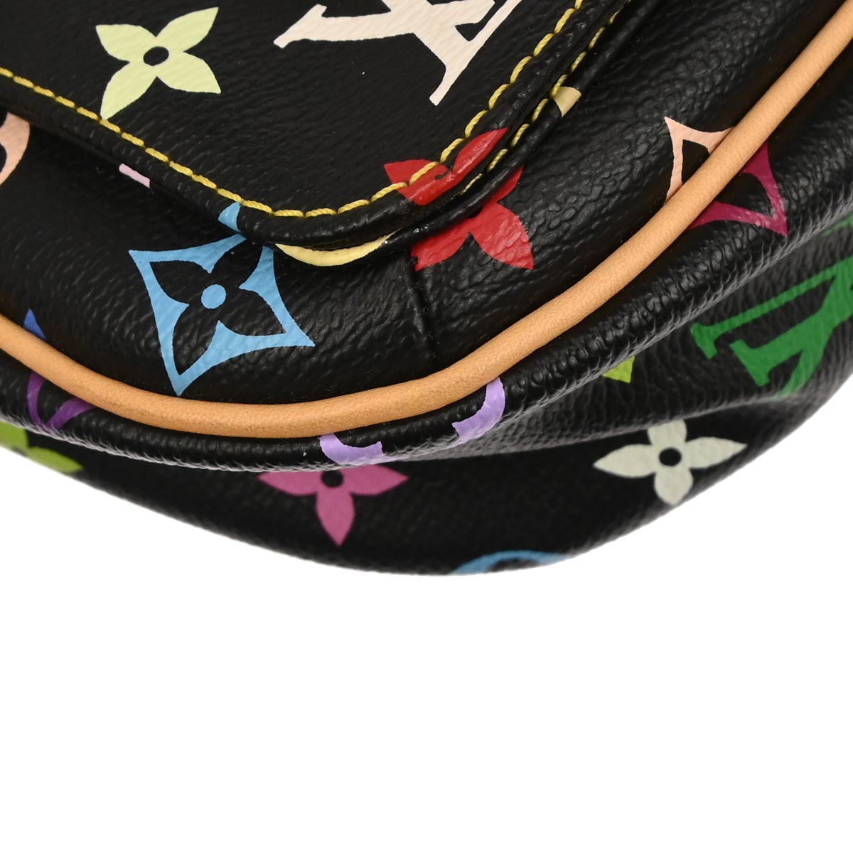 Louis Vuitton Black Multicolor Lodge PM Shoulder Bag M40054