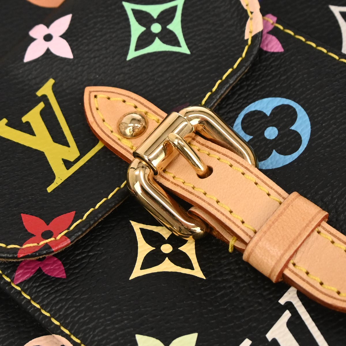 Louis Vuitton Black Multicolor Lodge PM Shoulder Bag M40054