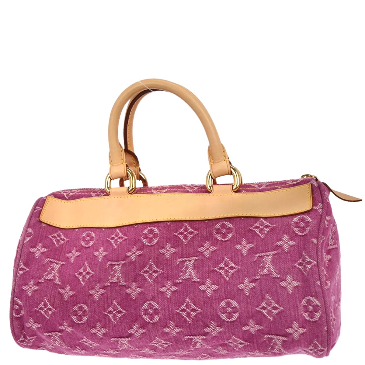 Louis Vuitton Pink Monogram Denim Neo Speedy Handbag M95214