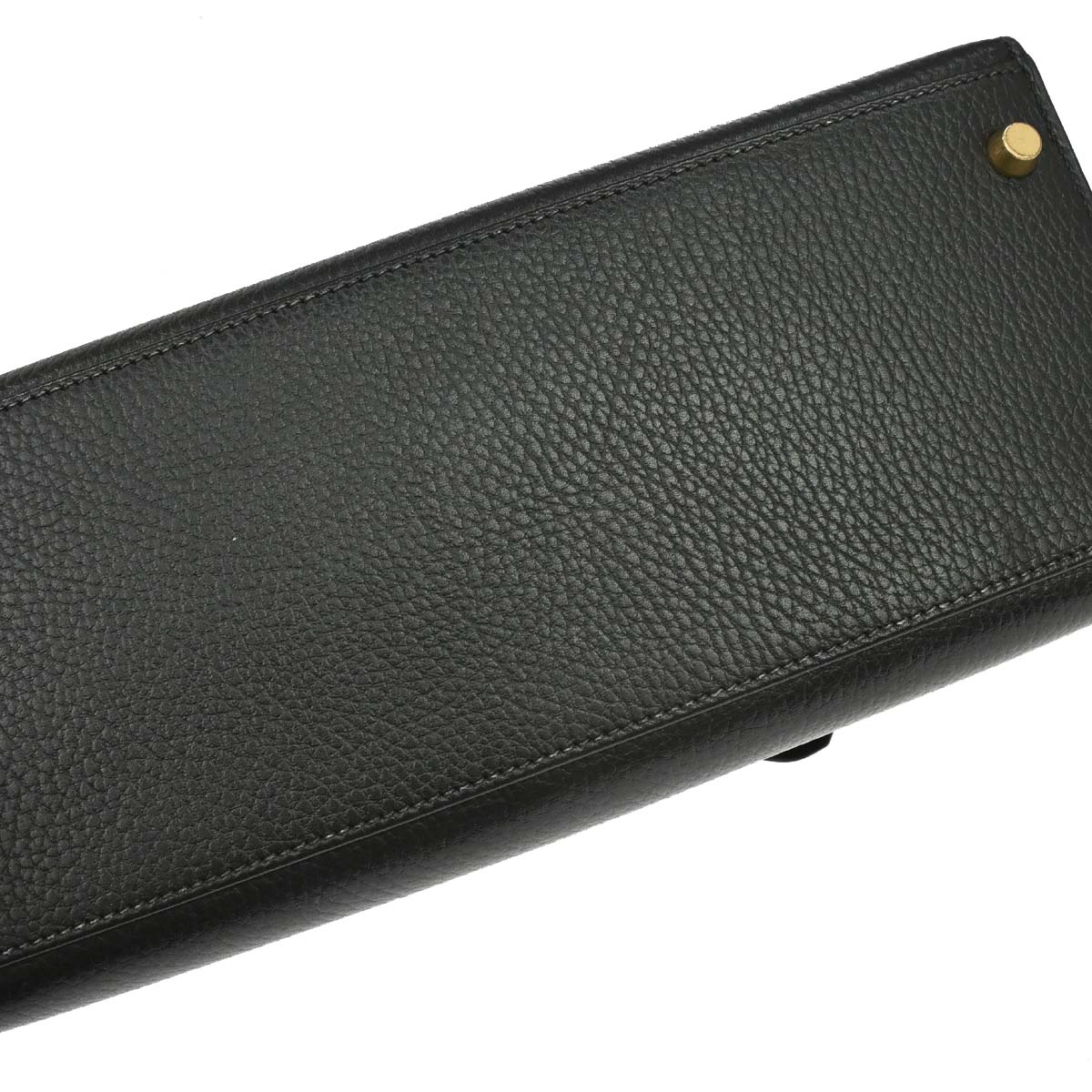 Hermes Black Ardennes Kelly 28 Sellier 2way Shoulder Handbag