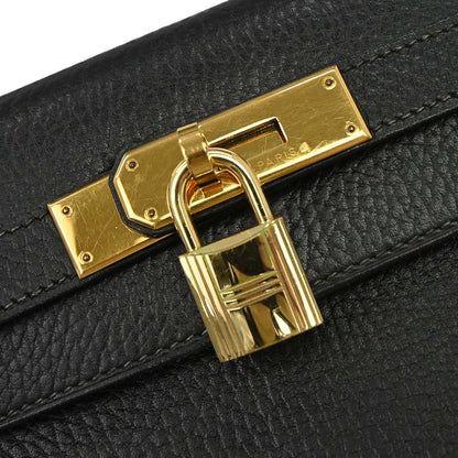 Hermes Black Ardennes Kelly 28 Sellier 2way Shoulder Handbag