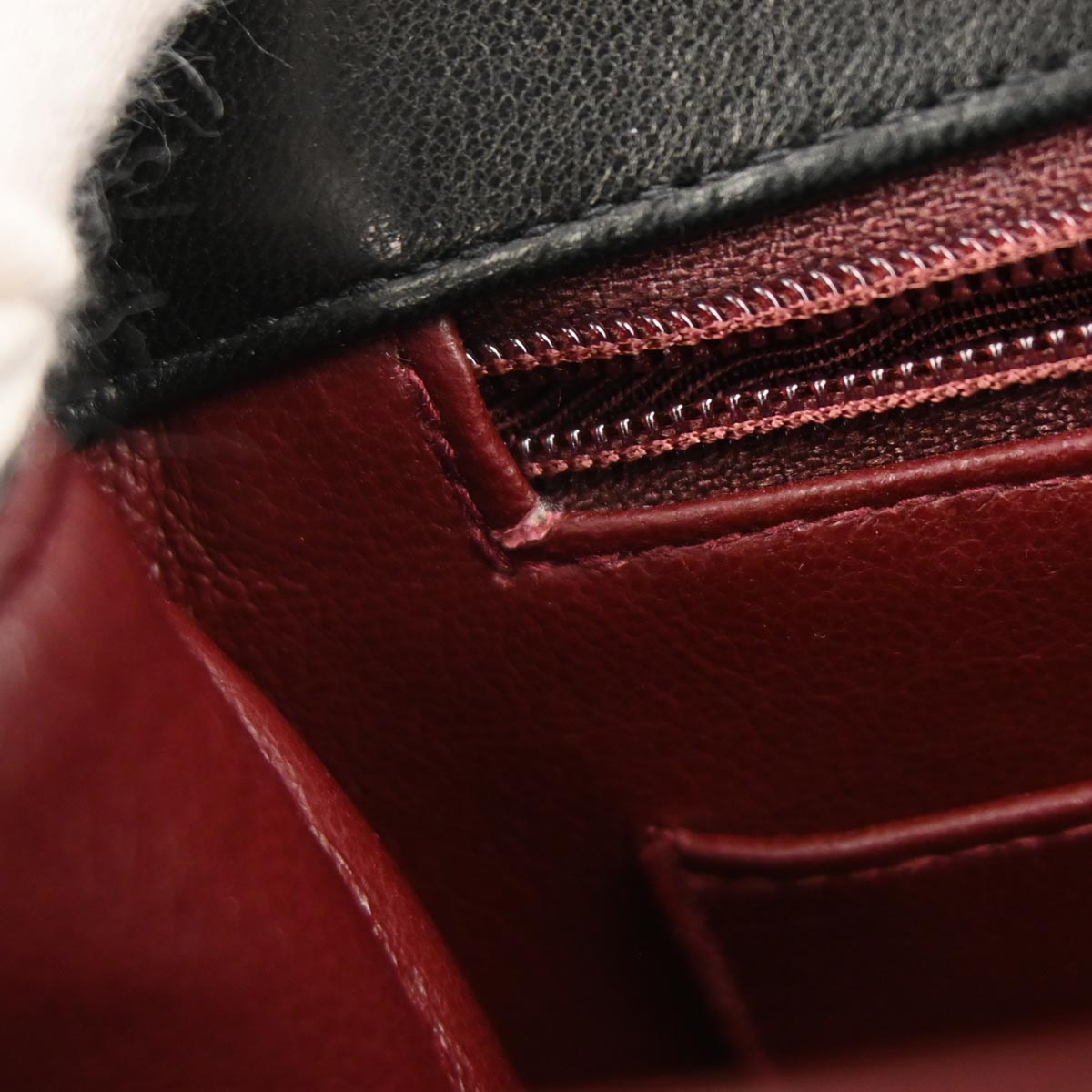 Chanel 1994-1996 Black Lambskin Single Flap Shoulder Bag