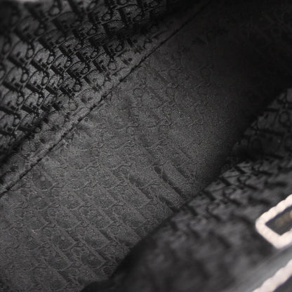 Christian Dior Black Saddle 2way Shoulder Handbag