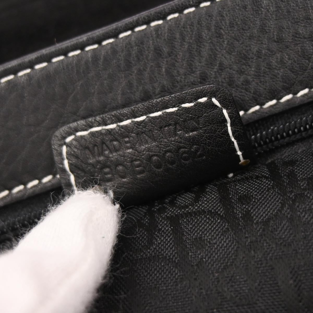 Christian Dior Black Saddle 2way Shoulder Handbag