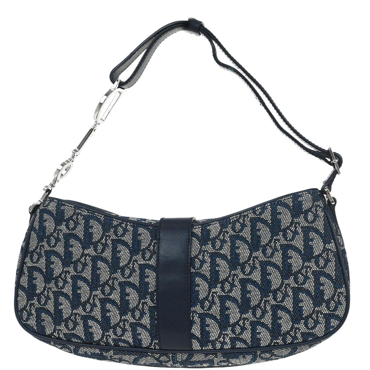 Christian Dior 2005 Navy Trotter Handbag