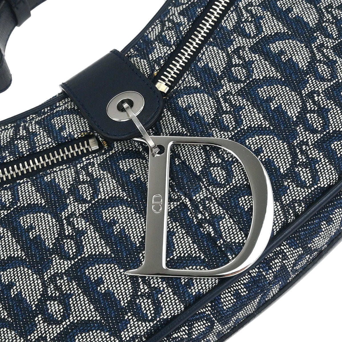 Christian Dior 2005 Navy Trotter Handbag