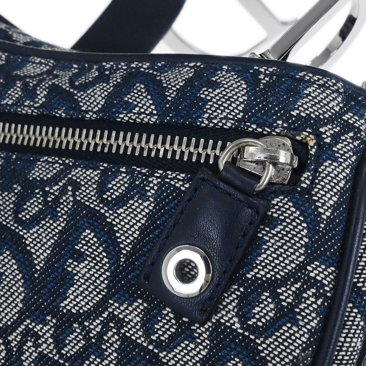 Christian Dior 2005 Navy Trotter Handbag