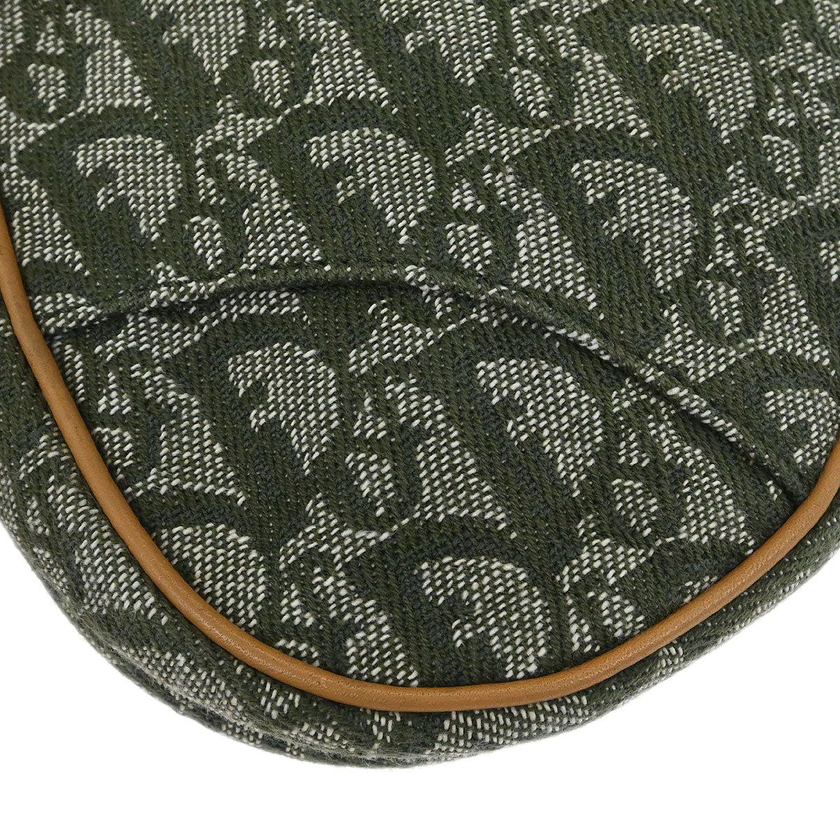 Christian Dior Green Trotter Saddle Handbag