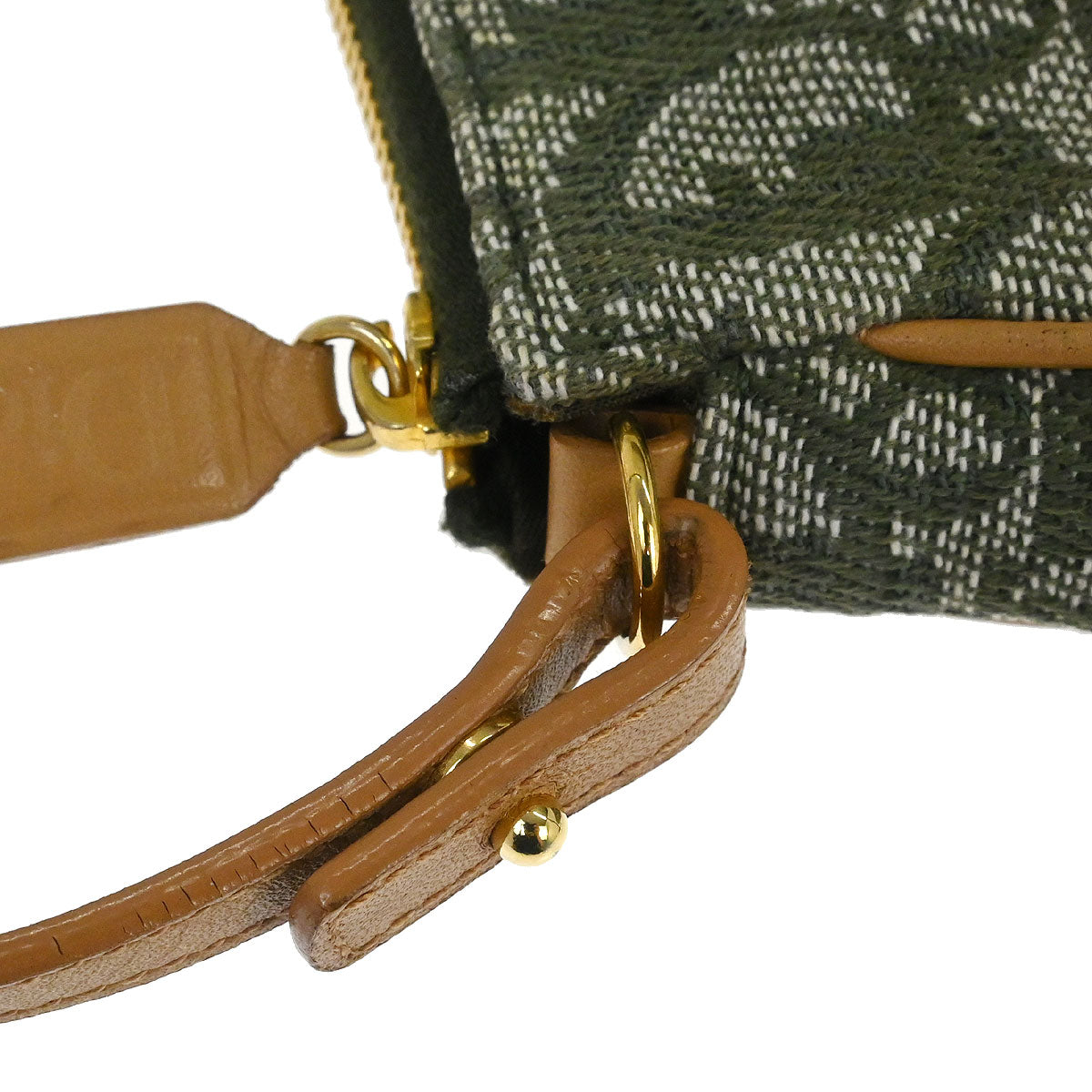 Christian Dior Green Trotter Saddle Handbag