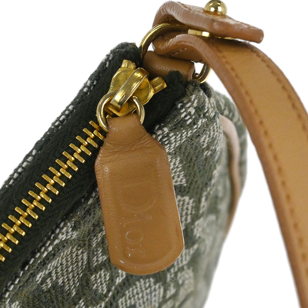 Christian Dior Green Trotter Saddle Handbag