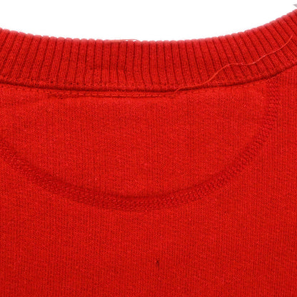 Chanel Long Sleeve Top Sweater Red #M