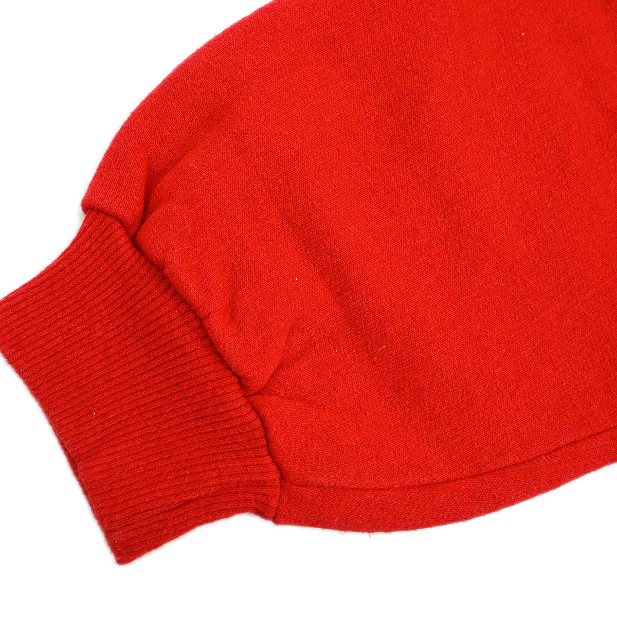Chanel Long Sleeve Top Sweater Red #M