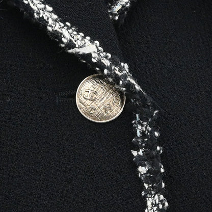 Chanel Emblem Single Breasted Jacket Black
