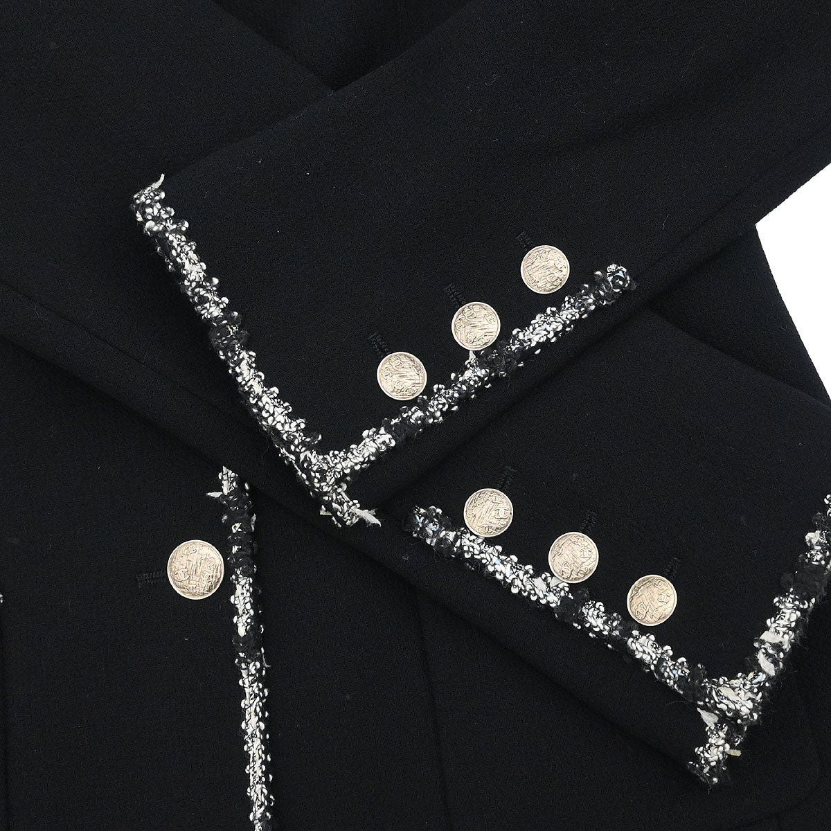 Chanel Emblem Single Breasted Jacket Black