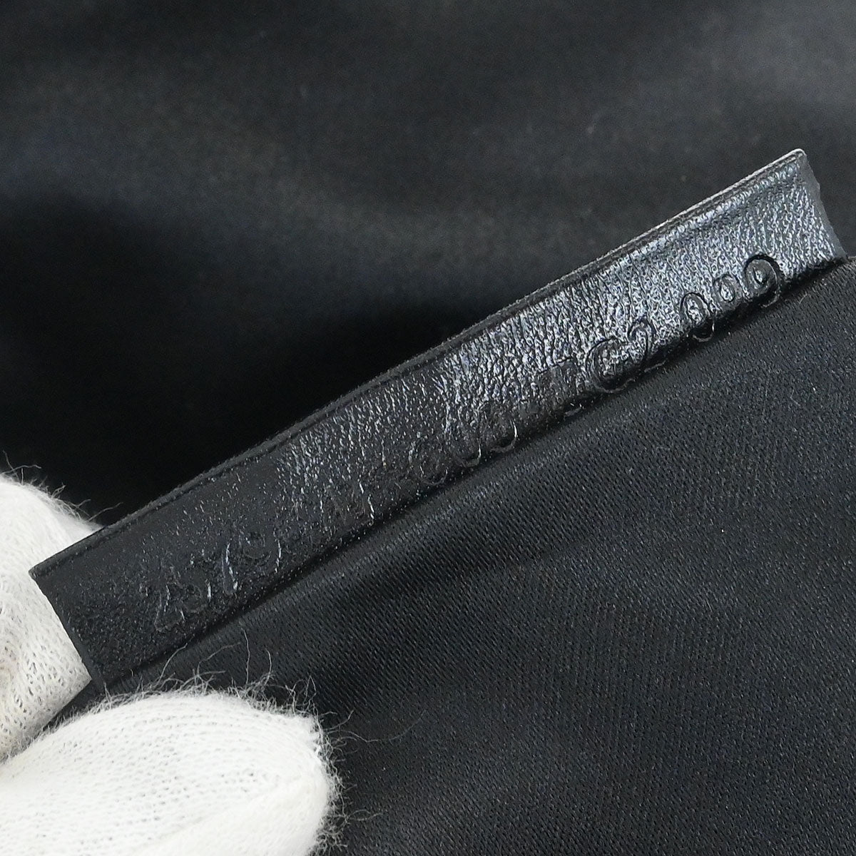 Fendi * Black Satin Baguette Handbag