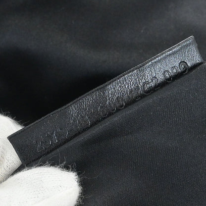 Fendi * Black Satin Baguette Handbag