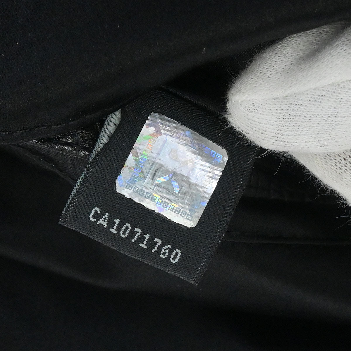 Fendi * Black Satin Baguette Handbag