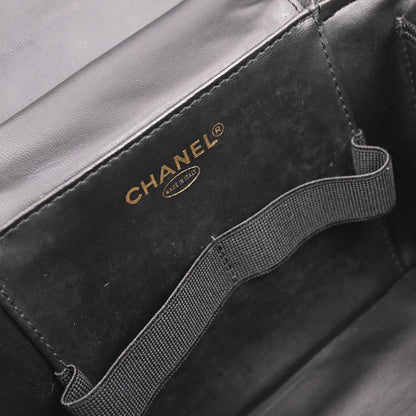 Chanel 1996-1997 Black Caviar Skin Vanity 2way Shoulder Handbag