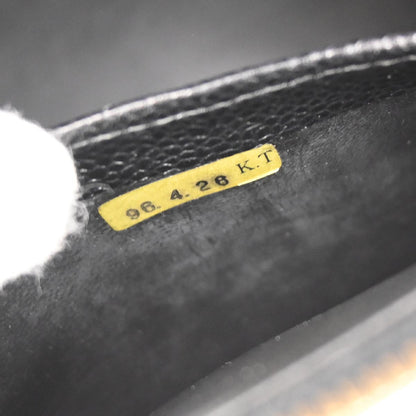 Chanel 1996-1997 Black Caviar Skin Vanity 2way Shoulder Handbag