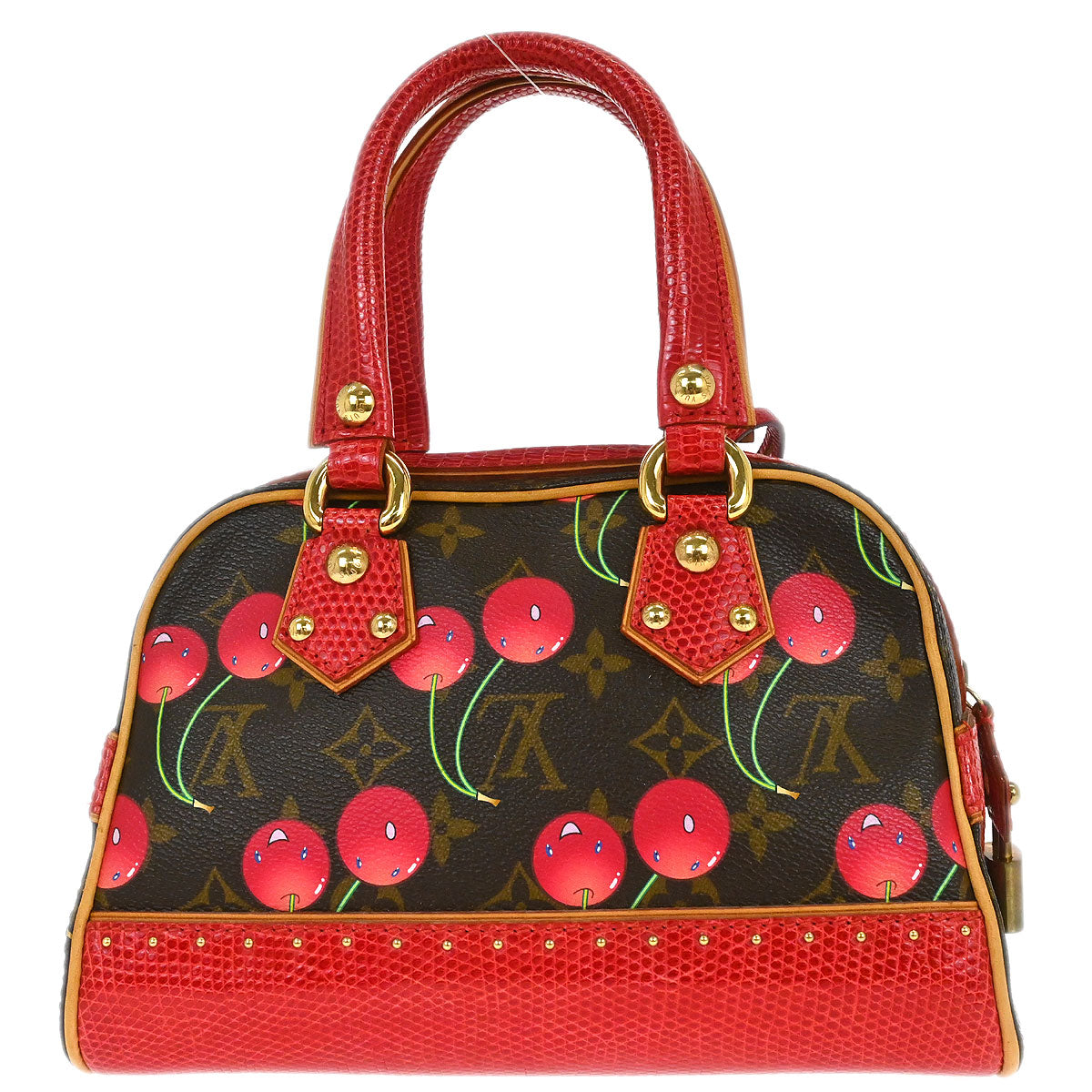 Louis Vuitton* Monogram Cherry Neo Deauville Handbag M95001