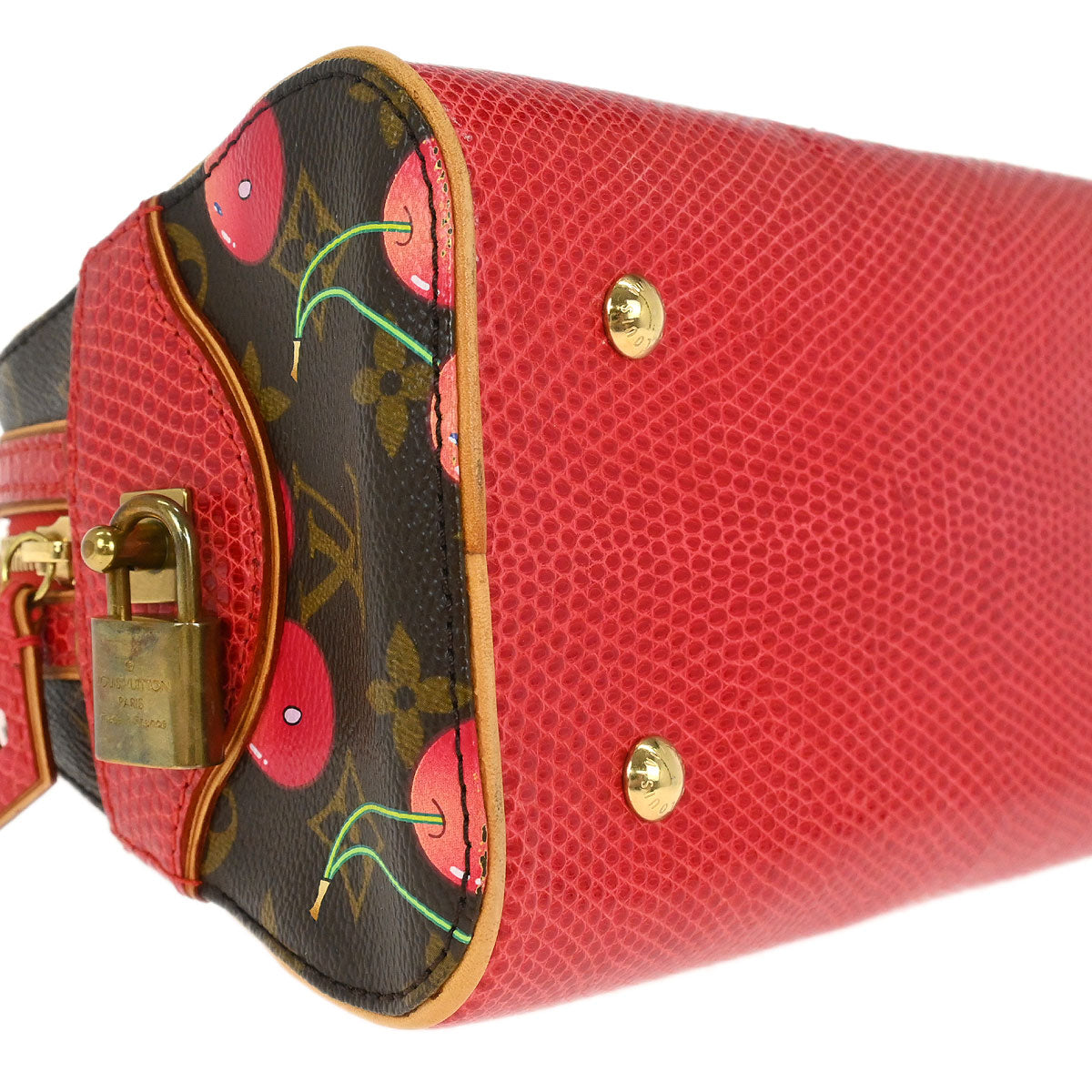 Louis Vuitton* Monogram Cherry Neo Deauville Handbag M95001