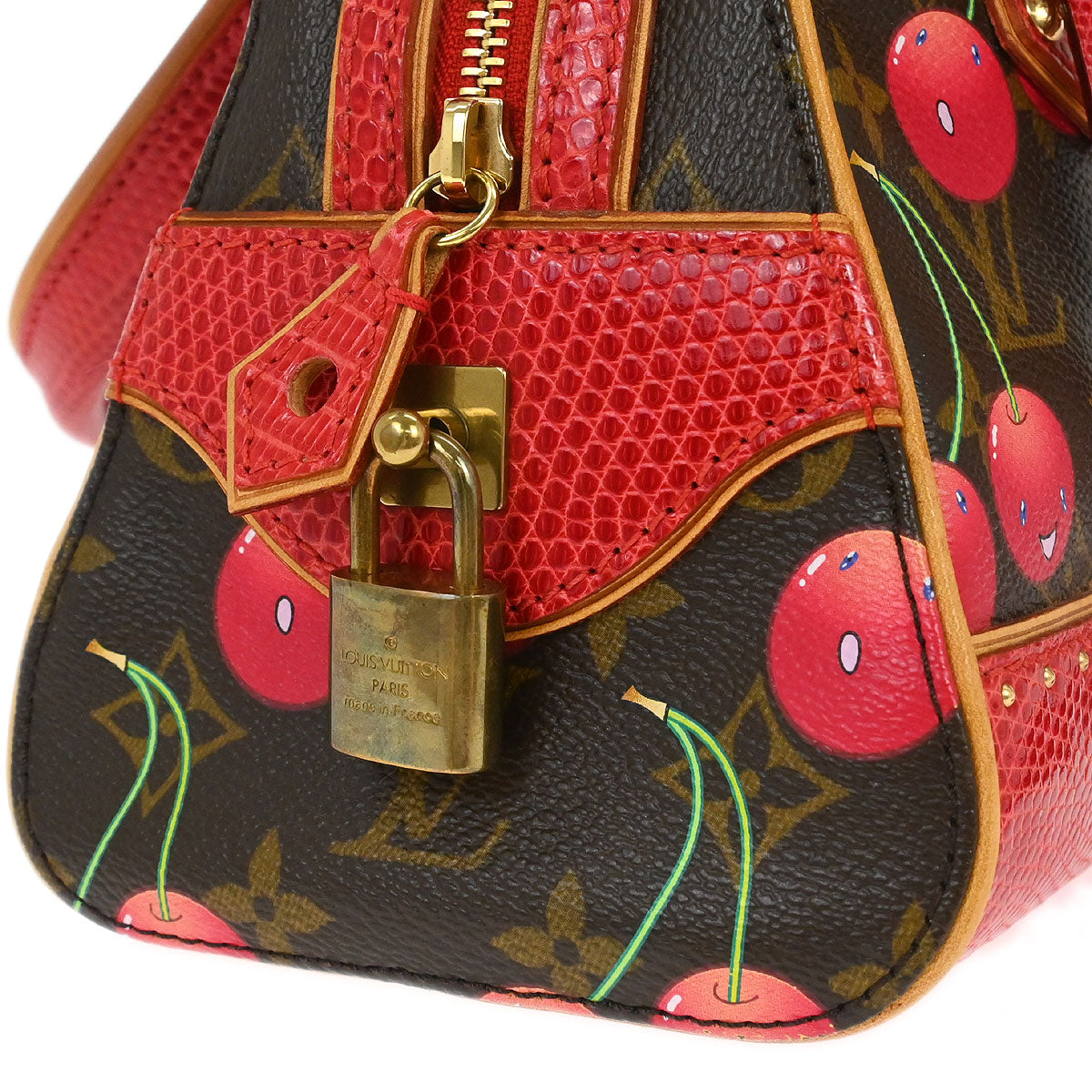 Louis Vuitton* Monogram Cherry Neo Deauville Handbag M95001