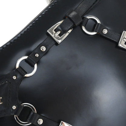 Christian Dior 2003 Black Bondage Handbag