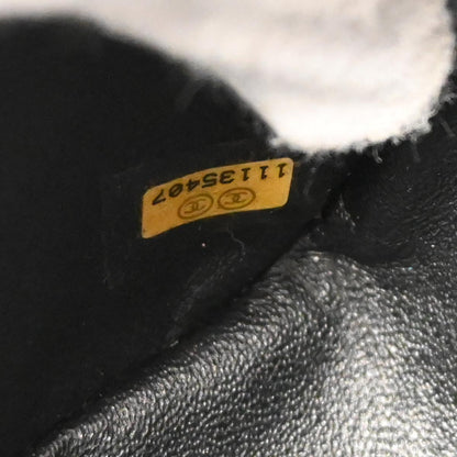 Chanel 2006-2008 Black Caviar Skin Jumbo Shoulder Bag