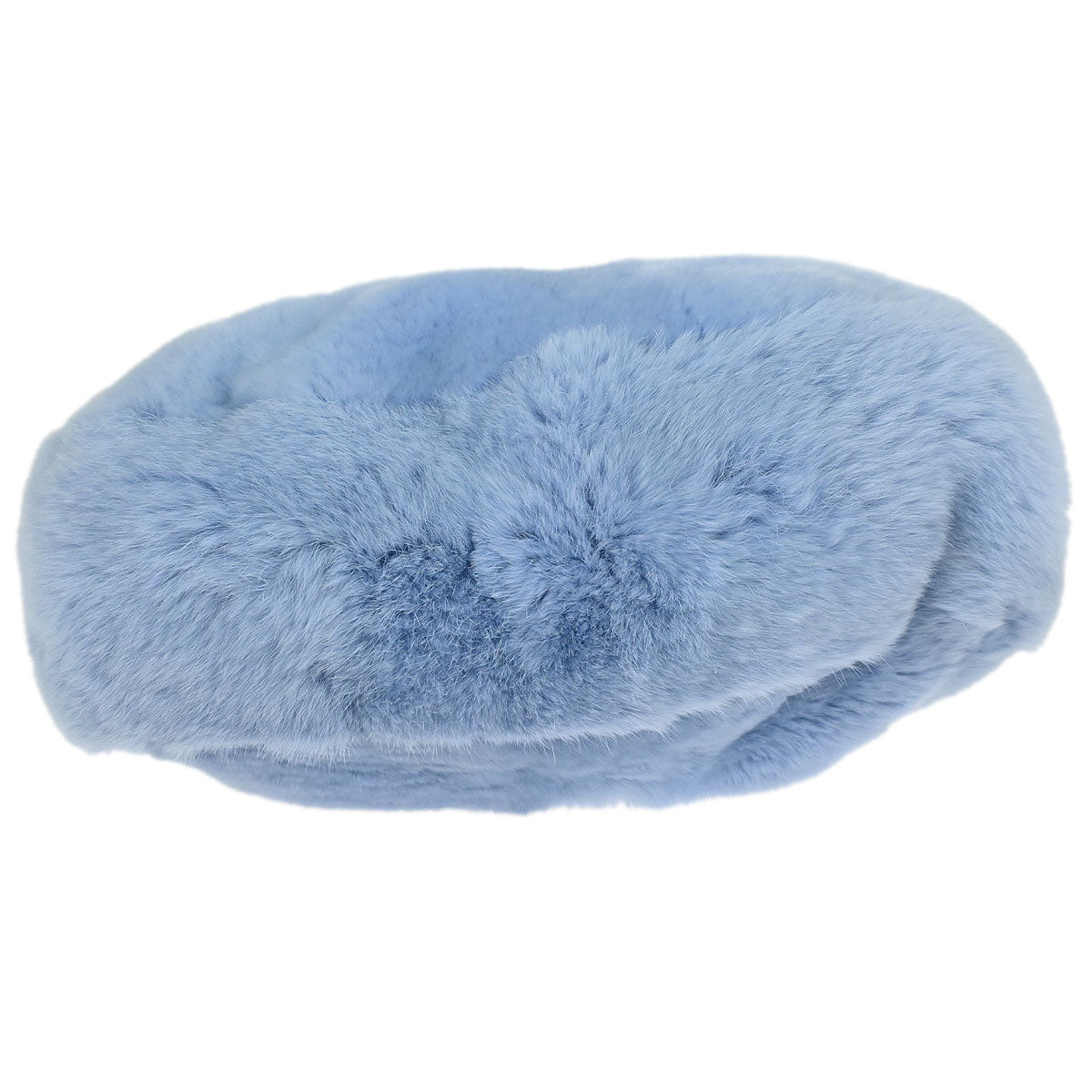 Chanel * Blue Lapin Fur Handbag