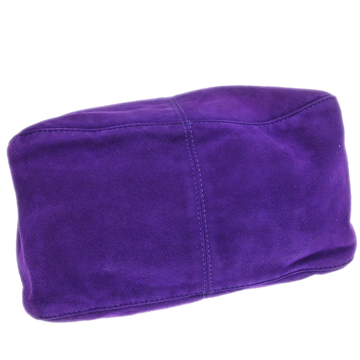 Fendi Purple Suede Handbag