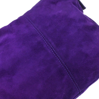 Fendi Purple Suede Handbag