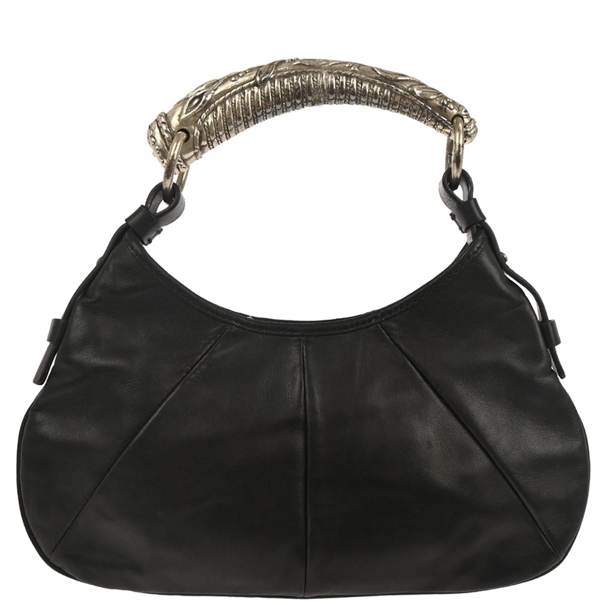Yves Saint Laurent Black Small Mombasa Hobo Handbag