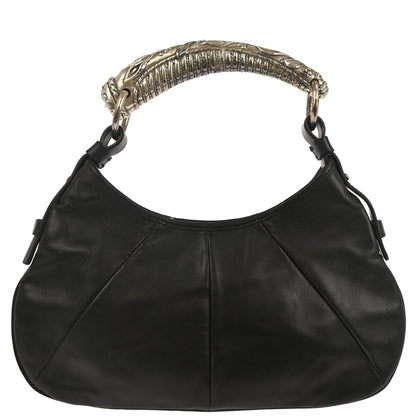 Yves Saint Laurent Black Small Mombasa Hobo Handbag