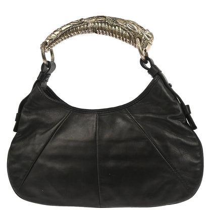 Yves Saint Laurent Black Small Mombasa Hobo Handbag