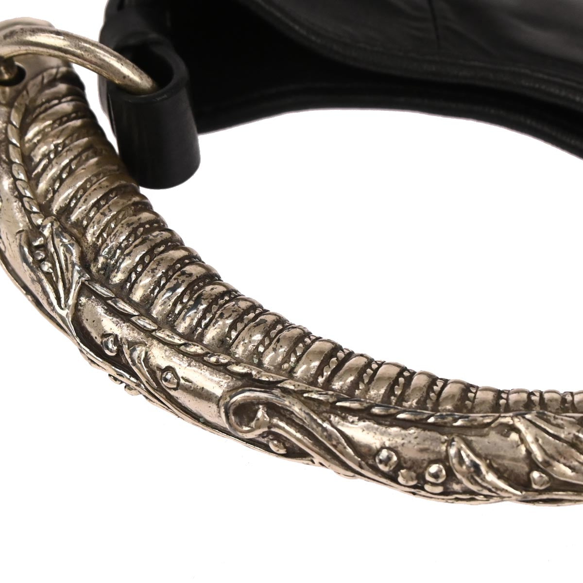 Yves Saint Laurent Black Small Mombasa Hobo Handbag