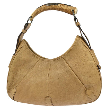 Yves Saint Laurent Beige Medium Mombasa Hobo Handbag