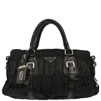 Prada Black Nylon Tote Bag