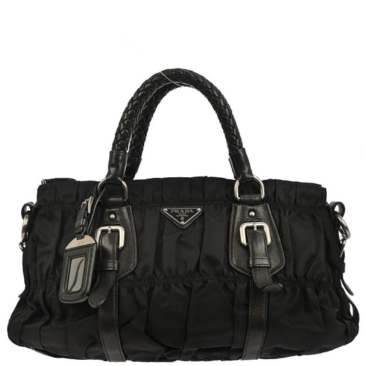 Prada Black Nylon Tote Bag